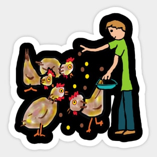 Backyard Chicken Keeping, Feeding and Farming Sticker